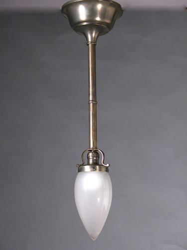 Frosted Bullet Shade Pendant